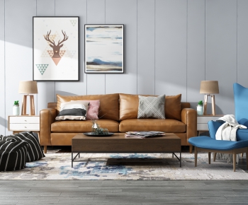 Nordic Style Sofa Combination-ID:512596243