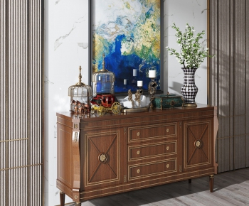 American Style Side Cabinet/Entrance Cabinet-ID:828537161