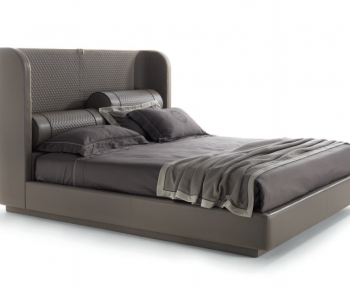 Post Modern Style Double Bed-ID:932314643