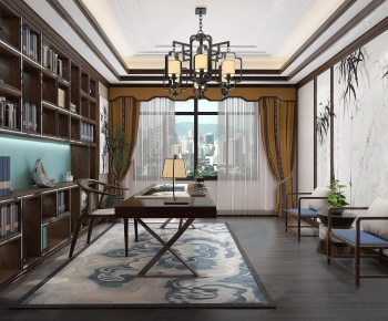 New Chinese Style Study Space-ID:856757773