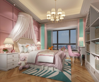 American Style Girl's Room Daughter's Room-ID:510417535