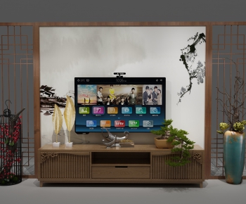 New Chinese Style TV Cabinet-ID:190444269