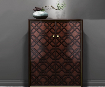 New Chinese Style Side Cabinet-ID:430742968