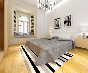 Simple European Style Bedroom-ID:517479395