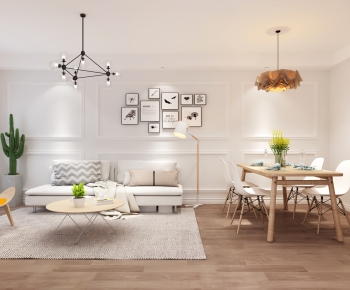 Nordic Style A Living Room-ID:774217867