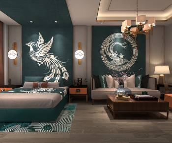 New Chinese Style Guest Room-ID:687419481