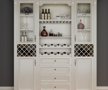 Simple European Style Wine Cabinet-ID:471691993