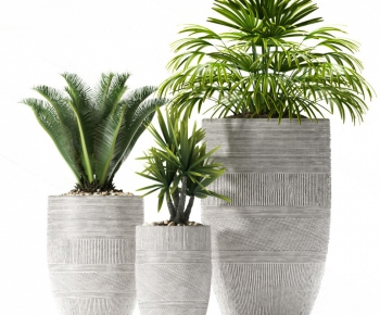 Modern Potted Green Plant-ID:841194361