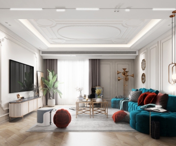 Modern A Living Room-ID:949402974