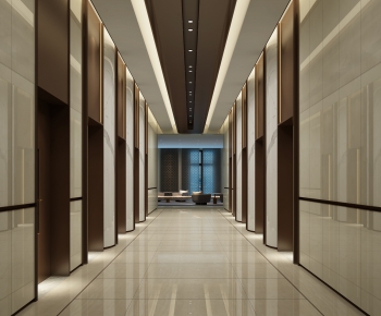 Modern Corridor Elevator Hall-ID:314310274