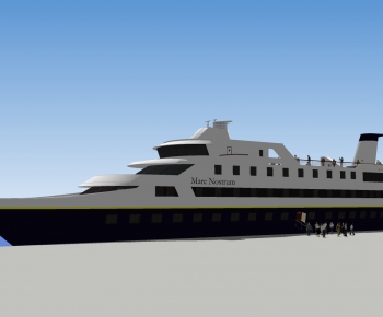 现代船模型-ID:653675329