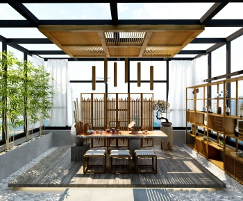 New Chinese Style Tea House-ID:157063538
