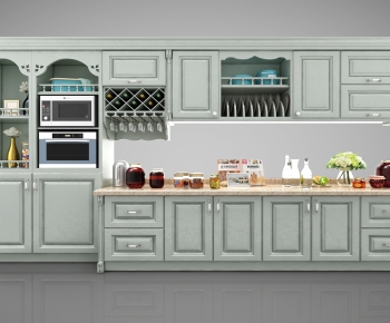 Simple European Style Kitchen Cabinet-ID:411333234