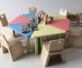 Modern Children's Table/chair-ID:214565918