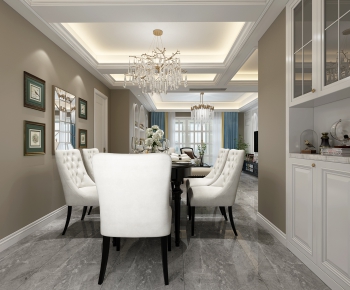American Style Dining Room-ID:600265368