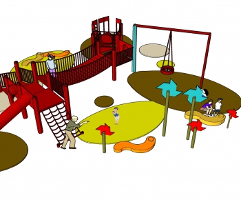 Modern Children's Amusement Park-ID:525379294