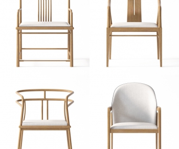 New Chinese Style Single Chair-ID:844311951