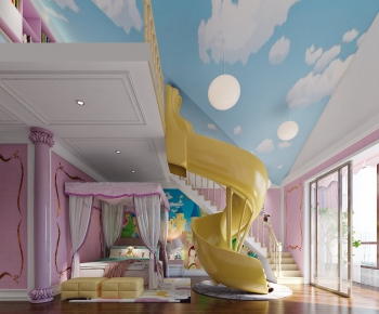 European Style Girl's Room Daughter's Room-ID:389806917