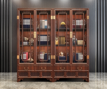 New Chinese Style Bookcase-ID:359782738