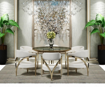 Modern Dining Table And Chairs-ID:596011246