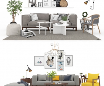 Nordic Style Sofa Combination-ID:341323993