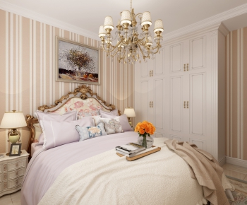 Simple European Style Bedroom-ID:948198111
