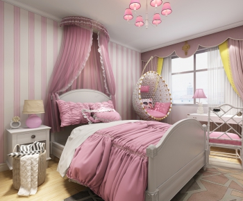 American Style Girl's Room Daughter's Room-ID:636469981