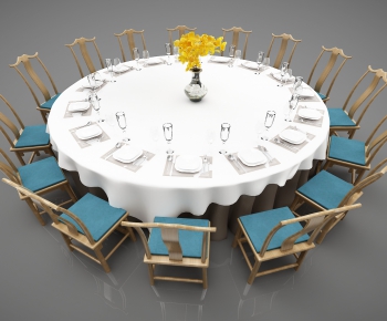 New Chinese Style Dining Table And Chairs-ID:975827895