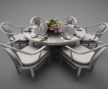 New Chinese Style Dining Table And Chairs-ID:540861477