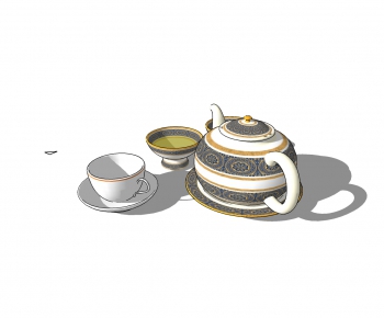 Modern Tea Set-ID:299552124