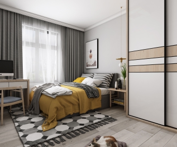 Nordic Style Bedroom-ID:315281654