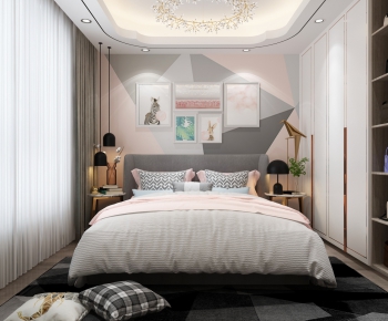 Nordic Style Bedroom-ID:419789878