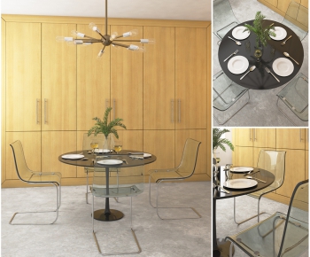 Modern Dining Table And Chairs-ID:405789323