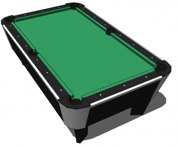 Modern Pool Table-ID:113882214