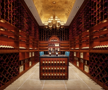 European Style Wine Cellar/Wine Tasting Room-ID:865226923