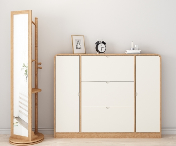 Nordic Style Shoe Cabinet-ID:387758922