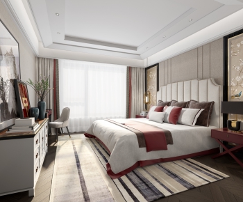 New Chinese Style Bedroom-ID:483869165