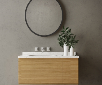 Nordic Style Bathroom Cabinet-ID:467430375