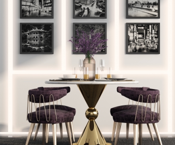 Modern Dining Table And Chairs-ID:650389177