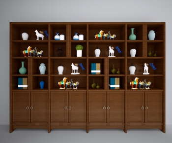 New Chinese Style Bookcase-ID:496744766