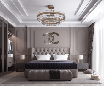 Simple European Style Bedroom-ID:467834332