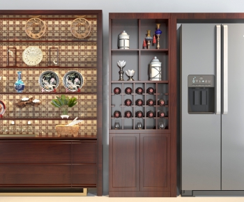Chinese Style Decorative Cabinet-ID:893815943