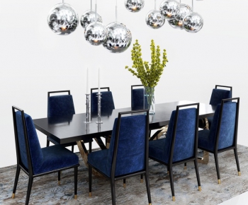 New Classical Style Dining Table And Chairs-ID:272110535