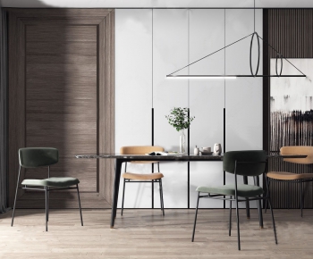 Modern Dining Table And Chairs-ID:671576549
