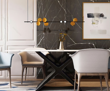 Modern Dining Table And Chairs-ID:282083586