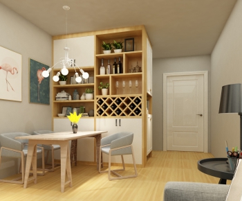 Nordic Style Dining Room-ID:645231847