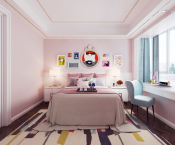 American Style Girl's Room Daughter's Room-ID:677480782