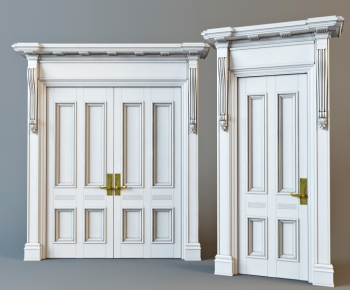 European Style Solid Wood Door-ID:456253982
