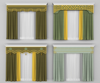 New Chinese Style The Curtain-ID:391172237