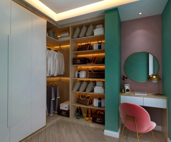 Nordic Style Clothes Storage Area-ID:550035757